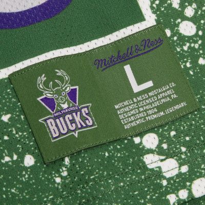 3. Mitchell & Ness NBA Milwaukee Bucks Herren-Tanktop, ärmellos