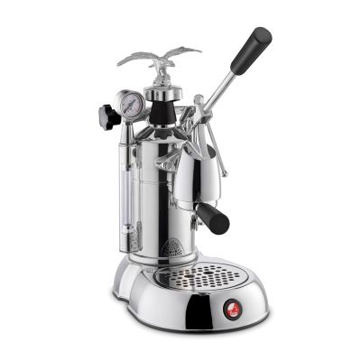 14. La Pavoni Milano manueller Hebel-Espressokocher, silber