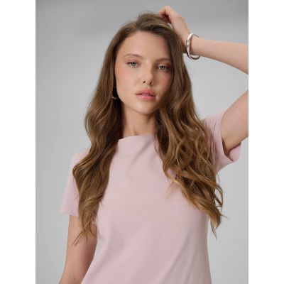 3. Damen-T-Shirt, schmal geschnitten, einfarbig, Größe 4F 4FRSS26TTSHF3628-56S
