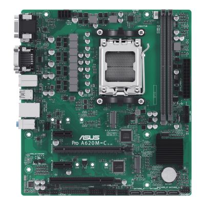 2. ASUS PRO A620M-C-CSM AMD A620 Sockel AM5 Micro-ATX