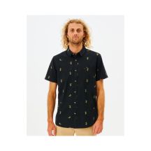 RIP CURL Hula Breach Kurzarmhemd Schwarz