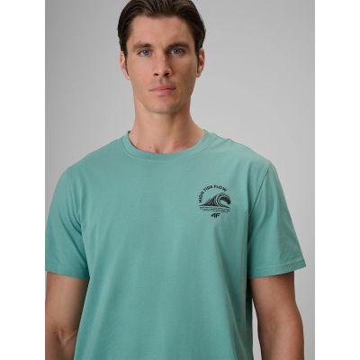 5. Lässiges Herren-T-Shirt mit Aufdruck 4F 4FRSS26TTSHM4296-47S