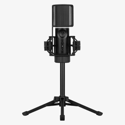 Streamplify Mikrofonstativ Schwarzes Studiomikrofon
