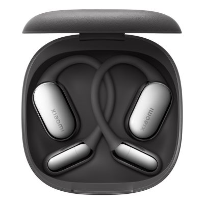 3. Xiaomi OpenWear Stereo Pro True Wireless Stereo (TWS) On-Ear Bluetooth-Headset für Anrufe und Musik, Schwarz, Silber