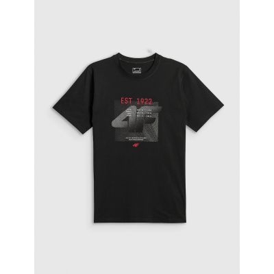 8. Herren-T-Shirt mit Aufdruck, regulär, Größe 4F 4FRSS26TTSHM4039-20S