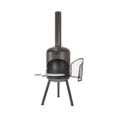 20. Bonfeu Bonbono 4501 Gartenkamin schwarz