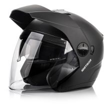 Meteor Hekato M Motorradhelm 57-58 cm schwarz