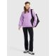 6. Damen-Sweatshirt mit Kapuze, offen, 4F 4FRAW25TSWSF2775-52S