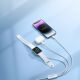 8. Joyroom S-IW007 3-in-1-Kabel USB-A magnetisches Ladegerät – Lightning 1,2 m – Weiß
