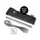 Light My Fire Spork & Straw Kit – Reisebesteck aus Titan im Etui