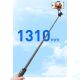 12. Selfie Stick WC1Y2S Teleskopstativ 1,3 m aus Aluminiumlegierung mit Telefonhalter – Schwarz