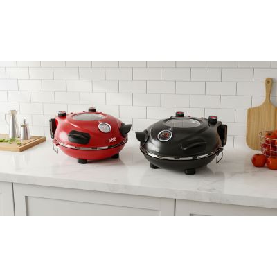 10. TEESA SUPREME Pizzaofen, 1200 W, 32 cm, Sichtfenster, herausnehmbarer Pizzastein