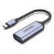UNITEK V1416B Kabeladapter 0,15 m USB Typ-C HDMI Grau