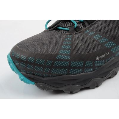 6. Aku Damen Flyrock Gore-Tex Trekking-Sportschuhe, strapazierfähig, grau-blau