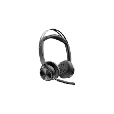 170. POLY Voyager Focus 2 USB-CC Headset mit USB-C/A-Adapter und Ladestation