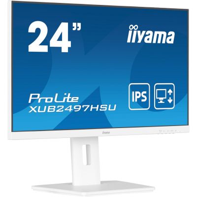 4. Iiyama TFT XUB2497HSU IPS 24'' HDMI/DP/2xUSB/hoev/weiß - Flachbildschirm - 60,5 cm