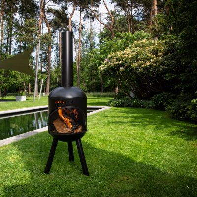 11. Bonfeu Bonsolo Gartenkamin schwarz 3401