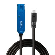 Lindy 43381 USB-Kabel USB 3.2 Gen 1 (3.1 Gen 1) 8 m USB-C USB-A Schwarz, Blau