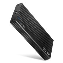 Axagon EM2-GTR SSD-Gehäuse Schwarz M.2