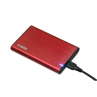 4. I-BOX HD-05 Externes Gehäuse 2,5" USB 3.1 Gen. 1 Rot