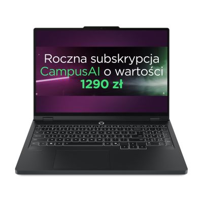 18. Lenovo Legion Pro 5 16IRX10 i7-14650HX 16" WQXGA IPS 500 Nits AG 240Hz 16GB DDR5 5600 SSD 1TB GeForce RTX 5060 8GB 80Wh NoOS Eclipse Black