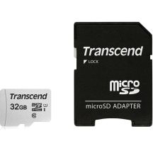 32 GB Transcend SDHC USD300S-A microSD-Karte mit Adapter