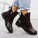 10. Damen-Wildlederstiefeletten in Braun Potocki Z25-SZ12080