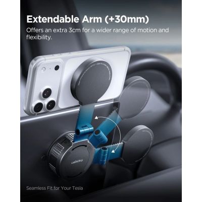 11. Spigen MFT35-1 MagSafe Autohalterung für das Armaturenbrett – Schwarz