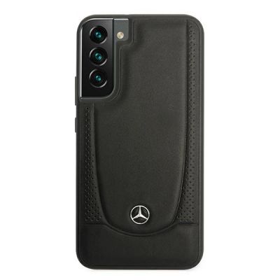 3. Mercedes Leder Urban Line Hülle für Samsung Galaxy S22+ - Schwarz