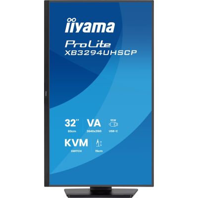 2. iiyama ProLite 32'' 4K VA Monitor mit USB-C (95W), KVM-Switch und PiP/PbP-Unterstützung