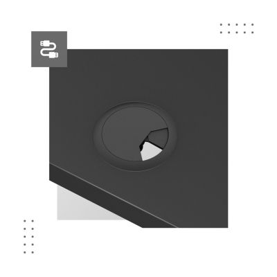 8. MA-Leader 7.6 Schwarzer elektrischer Schreibtisch