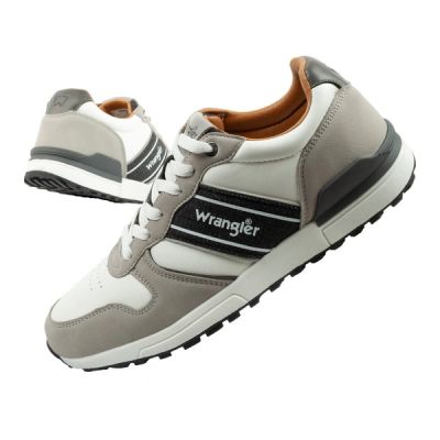 Wrangler Herren-Sportschuhe, Sneaker Wylie, modisch, bequem, hellgrau