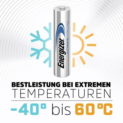10. Energizer AAA Micro Ultimate Lithiumbatterie (10 Stück)