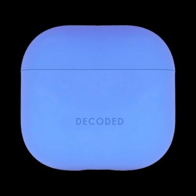 Decoded Silikon-Aircase für AirPods 4 – Blau