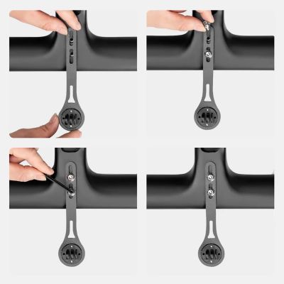 6. Rockbros FK-307S Fahrradcomputerhalterung aus Nylon – Schwarz
