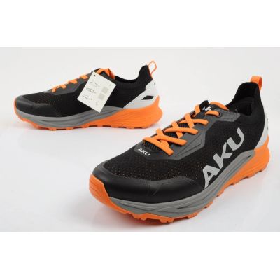 9. Aku Herren-Outdoor-Trekkingschuhe Aira, bequeme Wanderschuhe, schwarz, grau, orange