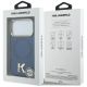 8. Karl Lagerfeld IML K Head Logo MagSafe Hülle für iPhone 17 Pro - Blau