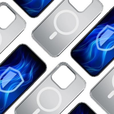 13. 3mk Frosty MagCase White Hülle für Apple iPhone 16 Pro – weiß