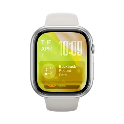 5. AmazingThing Minimalistische Schutzhülle für Apple Watch Series 11 46 mm – Silber