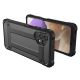 3. Hybrid Armor Case Tough Rugged Cover für Samsung Galaxy A73 blau