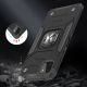7. Wozinsky Ring Armor Tough Hybrid Case Cover + Magnethalterung für Samsung Galaxy A22 4G schwarz