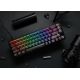 5. Ducky One 3 Aura Black SF Gaming-Tastatur, RGB-LED - MX-Speed-Silber