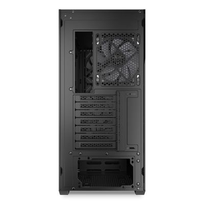 8. Sharkoon AK3 RGB Computergehäuse, schwarzes gehärtetes Glas