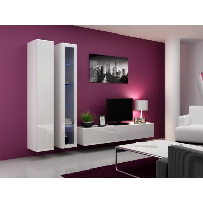 14. TV-Schrank VIGO '180' 30/180/40 weiß/weiß glänzend