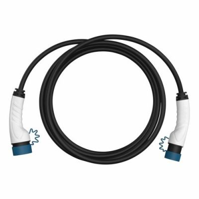 8. Ansmann 1900-0118 Ladekabel für Elektrofahrzeuge, schwarz, Typ 2/3, 7,5 m