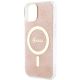 6. Guess IML 4G MagSafe Hülle für iPhone 15 / 14 / 13 – Rosa