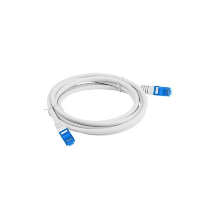2. LANBERG Patchkabel S/FTP Kat. 6A 3 m Grau LSZH CCA (Fluke-geprüft) PCF6A-10CC-0300-S