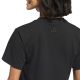 5. adidas Damen-T-Shirt mit Schleife und linearem Logo-Print, Schwarz, KB2400
