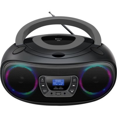 Denver TDB-212GR CD-Radio, DAB+, DAB, FM, AUX, USB, Bluetooth, CD, Schwarz, Grau
