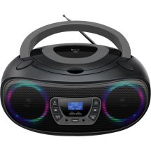 Denver TDB-212GR CD-Radio, DAB+, DAB, FM, AUX, USB, Bluetooth, CD, Schwarz, Grau